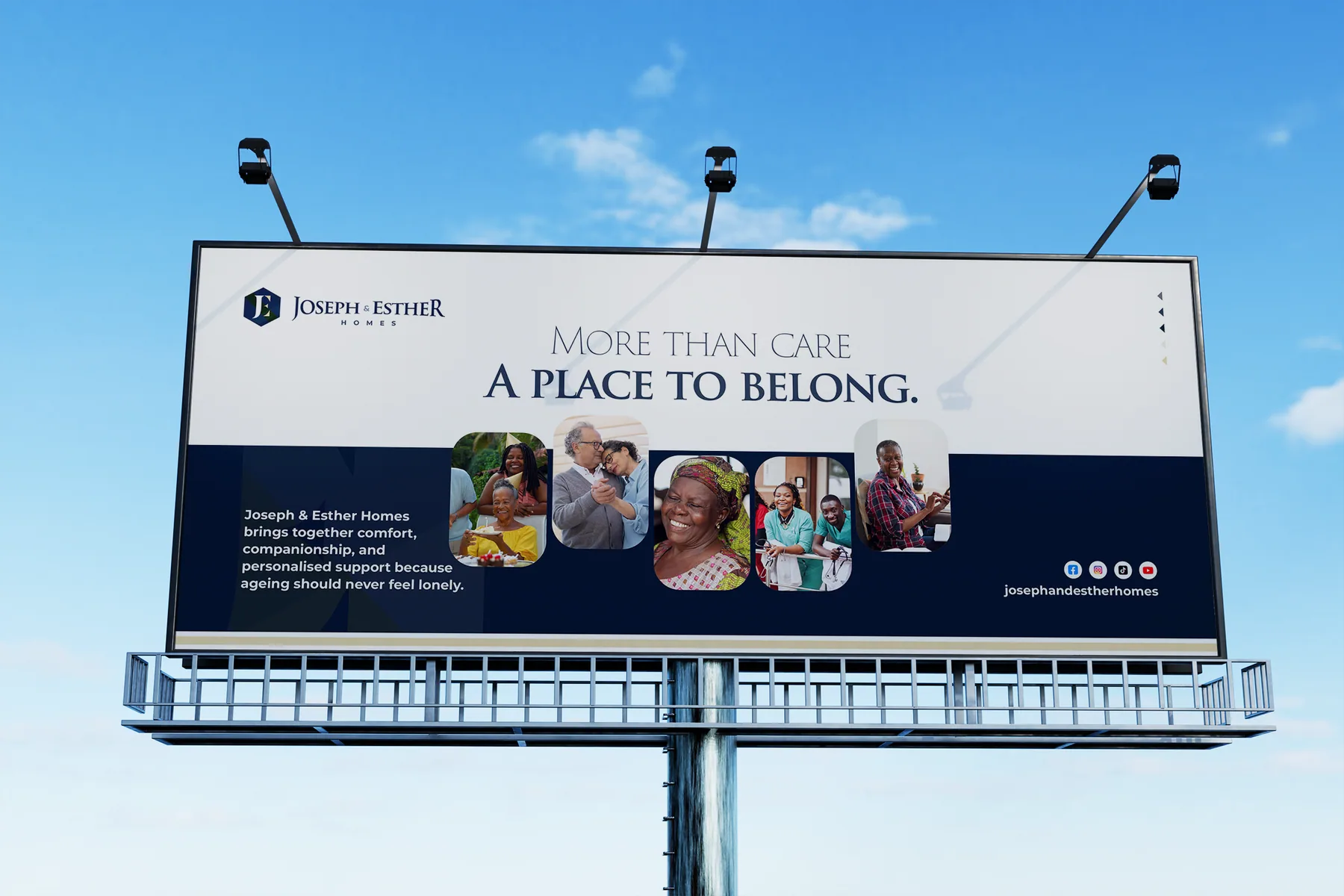 J&E Homes billboard