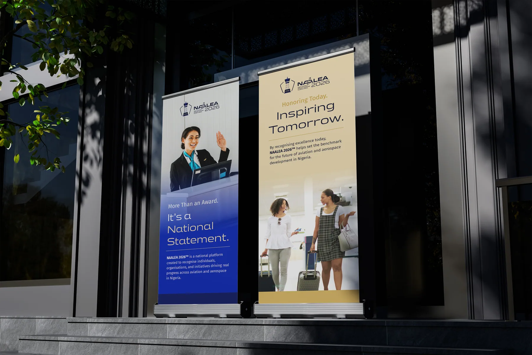NAALEA rollup banner