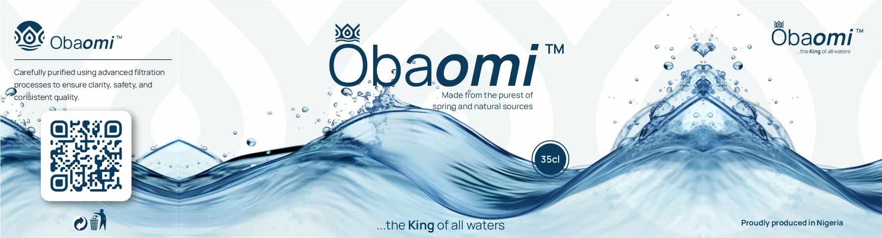 Obaomi water packaging