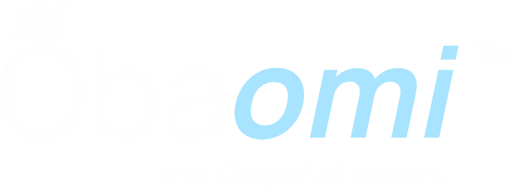 Obaomi logo white variant
